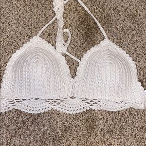 Lace Bathing Suit Top